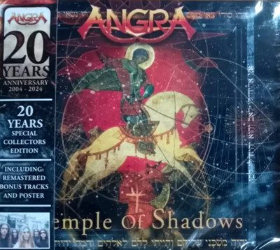 ANGRA Temple Of The Shadows CD + 2 Bonus Tracks + Poster Power