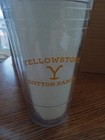Yellowstone Dutton Ranch Clear Plastic 20oz Tumbler w/ Lid & Straw  new in box  — photo 3