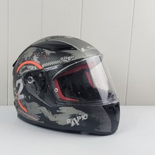 LS2 Rapid Mini Youth Motorcycle Helmet L 51-5...