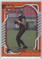 2022 Panini Absolute Rookies Spectrum Orange 48/75 Desmond Ridder #104 hg6