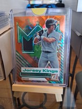 2025 Donruss Baseball Jersey Kings Orange Ice Braden Montgomery (RC, MEM)