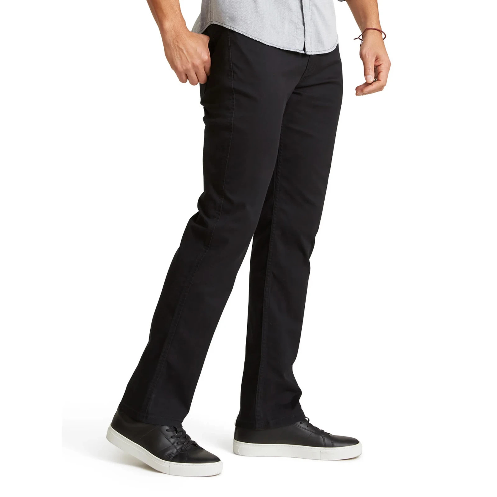 S Straight-fit Performance Jeans Cut Pants Black 34 X 30