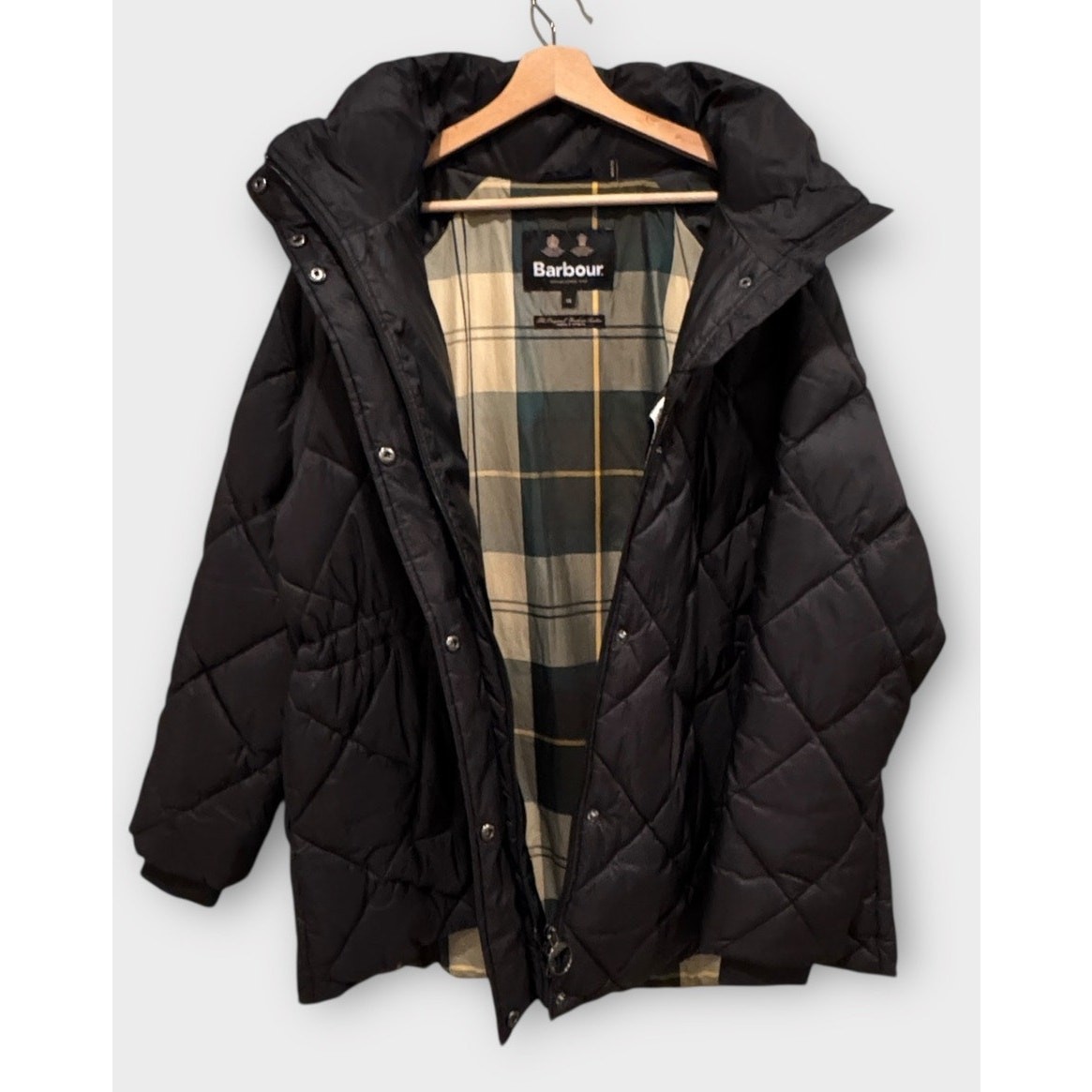 Barbour Hoxa Quilted Puffer Jacket Plus Size 1X image 9