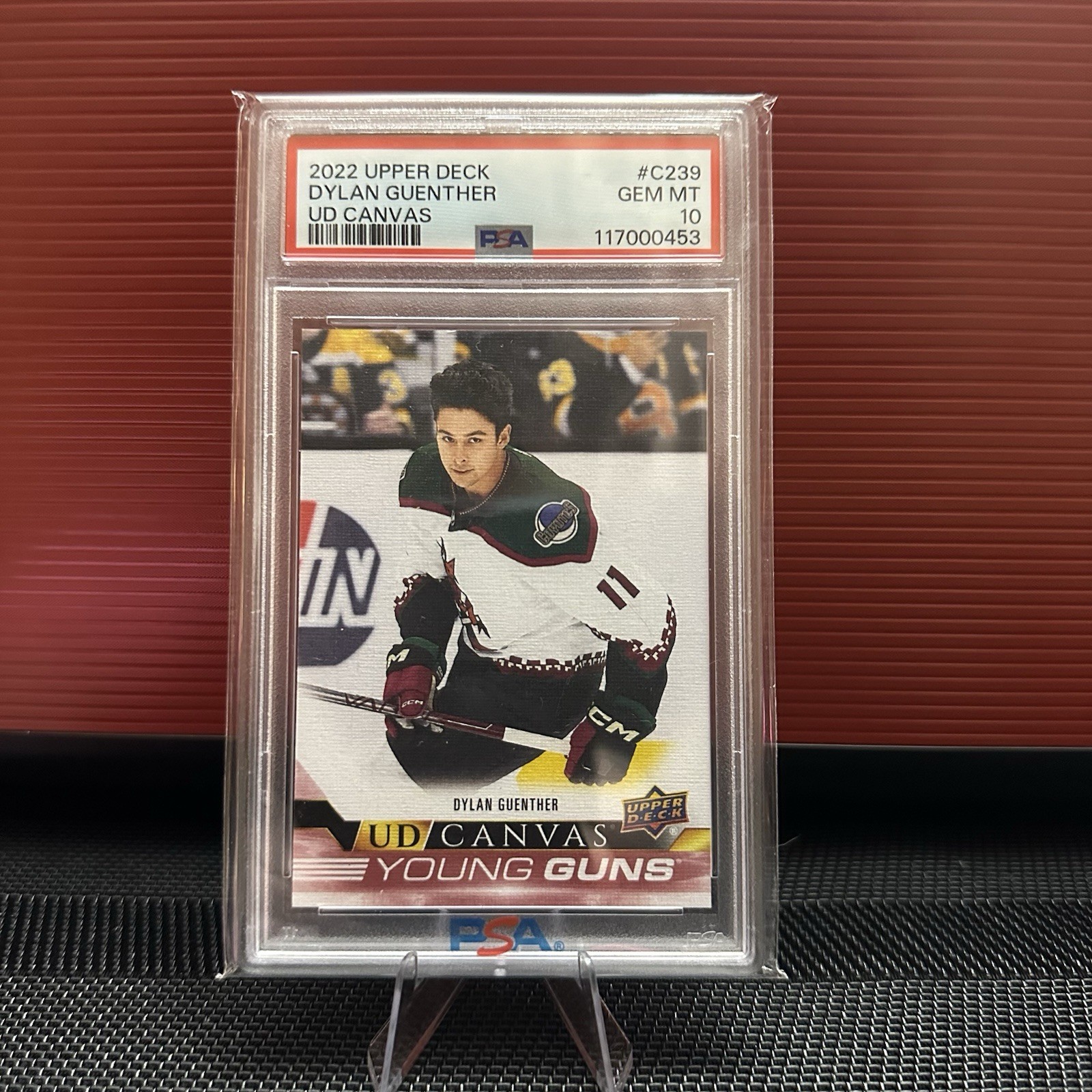 2022-23 Upper Deck Dylan Guenther Young Guns Canvas Rookie RC #C239 PSA 10