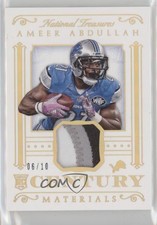 2015 National Treasures Century Materials Holo Gold 6/10 Ameer Abdullah 3b8