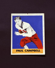 1948 Leaf Football #71 Paul Campbell EX
