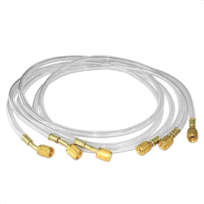1/4'' Refrigerant Charging Hoses 60  (5FT), HVAC Hoses Standard 1/4'' Flare Fit...