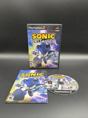 Sonic Unleashed Sony PlayStation 2 PS2 CIB Complete Resurfaced Disc Fast Ship