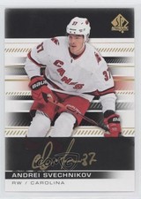 2019-20 SP Authentic Black Gold Auto Andrei Svechnikov #96 Auto 0c3