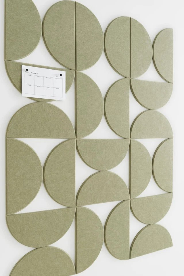 Decorative Bulletin Board Home Decor - Felt Tiles for Accent Walls Decoration... - Image 2 of 4