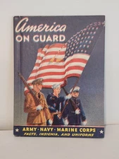 America on Guard by Thomas Penfield,  1941, Rand McNally Vintage HC WTJ