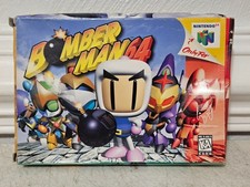 ORIGINAL NINTENDO 64 N64 BOMBER MAN GAME WITH BOX COMPLETE TESTED