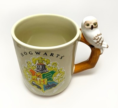 Harry Potter Hogwarts Mugs ✨☕️ I found these while I was visiting the @harrypotter_exhibition and I really loved each of the designs in this stained glass pattern! They were so bright and