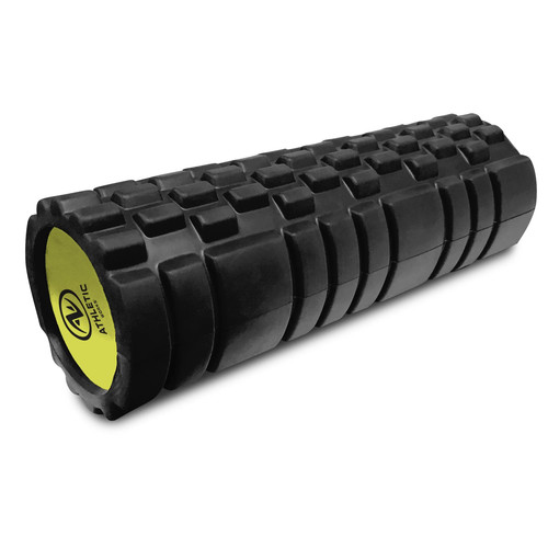 Athletic Works 18 in. x 5.5 in. Firm Deep Tissue Massage Roller, Black - Picture 1 of 5