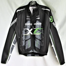 Mens US size XS bTwin Rockrider XC Cycling Softshell Jacket Racing Black