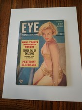 Eye Magazine November 1952 Early Marilyn Monroe Cover Atlas Publications Rare