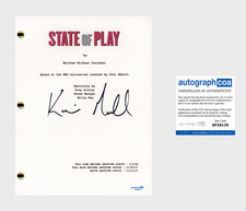 Kevin Macdonald ‘State Of Play’ Movie Director Signed Full Script ACOA