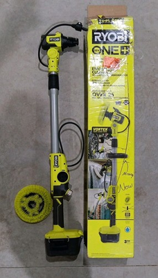 #ad Ryobi 18V Vortex Soap Dispensing Telescoping Scrubber Tool Only NEW *READ* $99.99