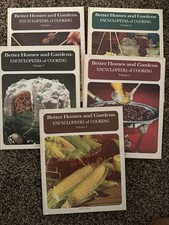 Better Homes & Gardens Encyclopedia of Cooking Set Vol. # 1-5 Vintage 1970