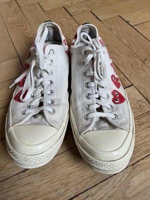 Converse Chuck Taylor All Star 70 Ox Comme des Garcons PLAY Multi-Heart White