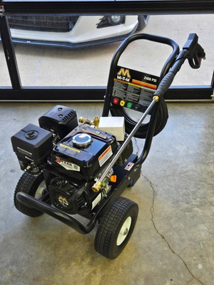 #ad MI T M Gas Powered Pressure Washer: Heavy Duty Cart 2400 psi 2.4 gpm $609.99