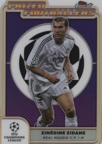 2024-25 Topps Definitive Collection UEFA Autograph Zinedine Zidane