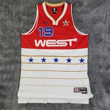 All Star Jersey 2006 Houston NBA Reebok Muhammad 19 West Red White Size L
