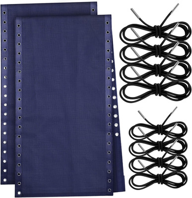 2 Pcs Gravity Chair Replacement Fabric with 8 Bungee Cord Lounge Chair Cloth Mes