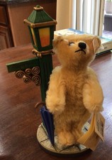 STEIFF "SPLASH, RAIN, RAIN GO AWAY" BEAR AND DISPLAY Limited Edition
