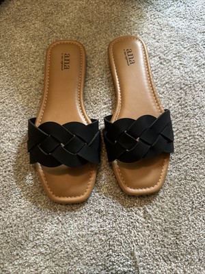 A.n.a Kings  Black sandals 8m