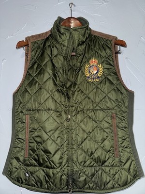 Polo Ralph Lauren Vest Quilted Olive Men s - Large