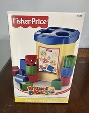 Vintage 2003 Fisher Price Baby  s First Blocks Brilliant Basics