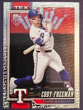 2026 Topps Series 1 #224 Cody Freeman Spring Training AZ Rangers Card