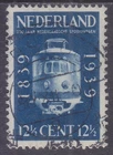 Nederland plaatfout 326PM op 12½ ct Spoorwegjubileum 1939 gebruikt