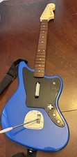 Rock Band 4 Wireless Guitar Fender Jaguar Blue Microsoft Xbox One - PARTS ONLY