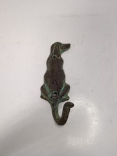 Cast Iron Dog Hook Rustic Wall Mounted Door Hanger Animal Theme Decor A478