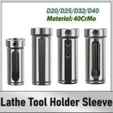CNC Lathe Reducing Sleeve D20 D25 D32 D40 MT1 MT2 Tool Holder Magazine Bushing