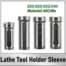 CNC Lathe Reducing Sleeve D20 D25 D32 D40 MT1 MT2 Tool Holder Magazine Bushing