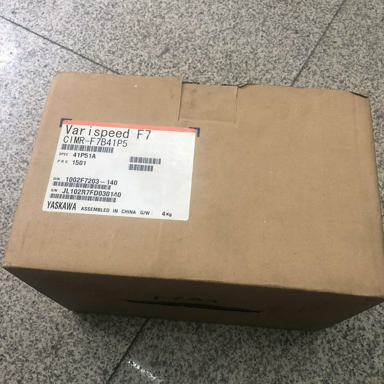 one new inverter CIMR-F7B41P5 #F22