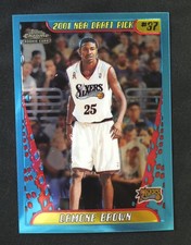2001-02 Topps CHROME ROOKIE Damone Brown #159