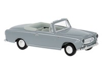 Brekina 29161 Peugeot 403 Cabriolet, Grau, Bj.1956, 1:87, Neu - Modellauto