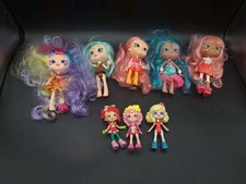Lot of Eight 8 Mixed Shopkins: Lil Shoppies Dolls