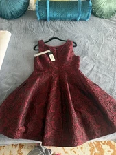 Halston Heritage High Neck Structured Dress Blue Cocktail Formal Size 14 NWT