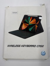 Blue Magnetic Wireless Keyboard Case with Pencil Holder for 12.9" Apple iPad Pro