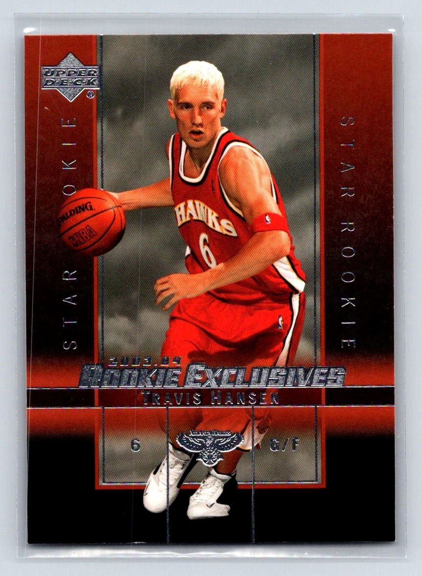 2003-04 Upper Deck Rookie Exclusives #28 Travis Hansen