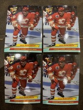 (4) 1992-93 Fleer Ultra Hockey #24 Sergei Makarov USSR Flames Cards!