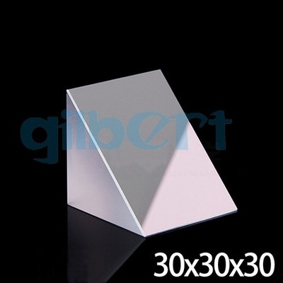 30x30x30mm Optical Glass Triangular Lenses K9 Prism With Reflecting Film *gi