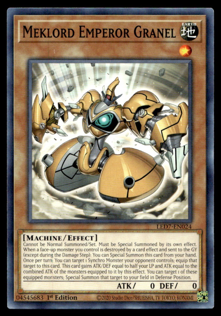 Meklord Emperor Granel - LED7-EN024 - 1st Edition - YuGiOh