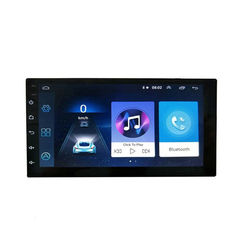 Radio estéreo para automóvil con pantalla táctil de 7 pulgadas 2 din Android Bluetooth WiFi navegación GPS Foto 4 de 4