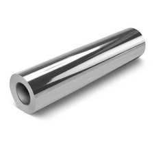 VViViD Chrome Silver Gloss DECO65 Permanent Adhesive Craft Vinyl for Cricut, Sil
